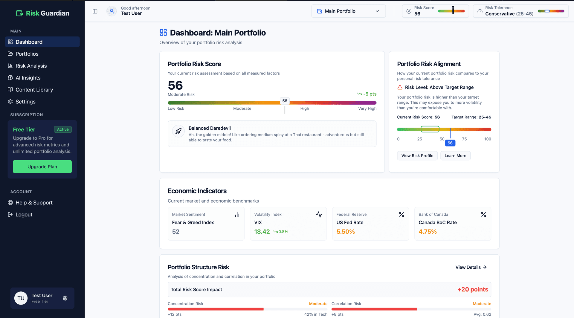 Risk Guardian | AI-Powered Investment Risk Management Platform